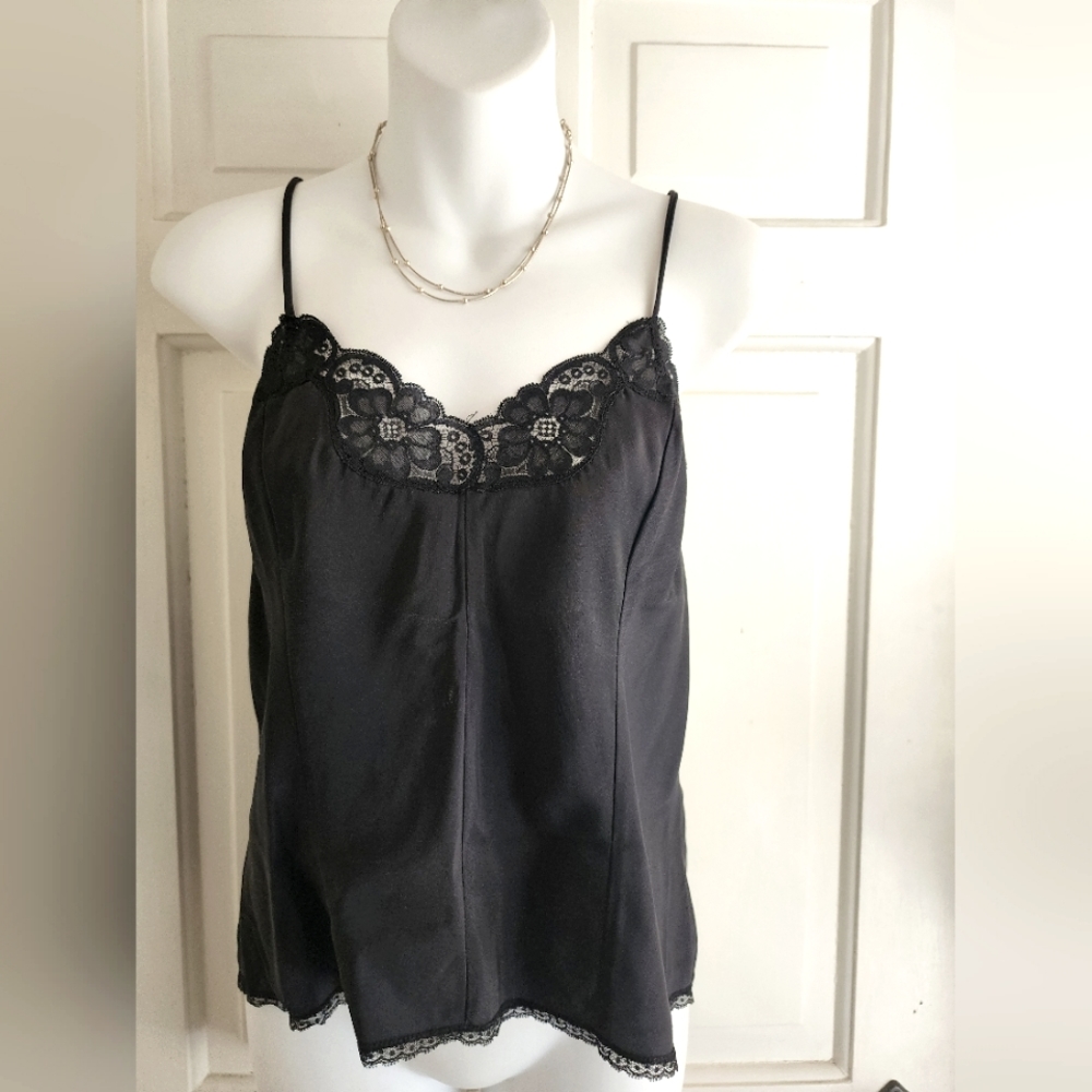 Vintage Black Lace Camisole by Lady Lynne